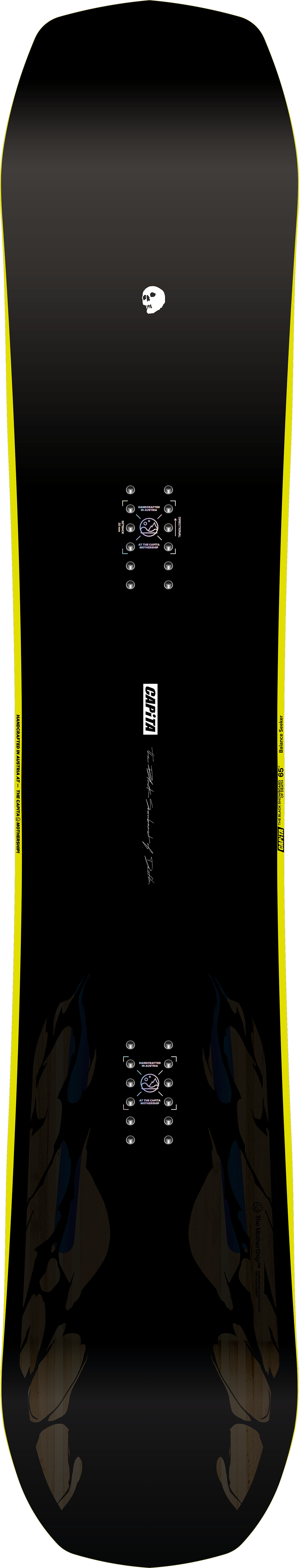 2027 Capita Black Snowboard of Death - 165cm Wide