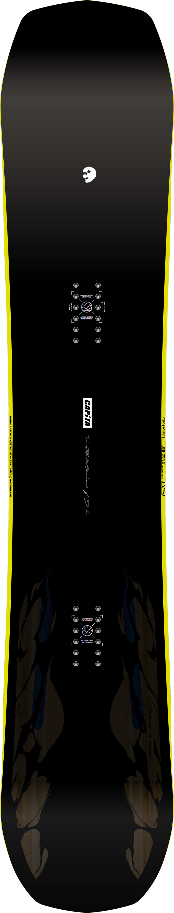2027 Capita Black Snowboard of Death - 165cm Wide