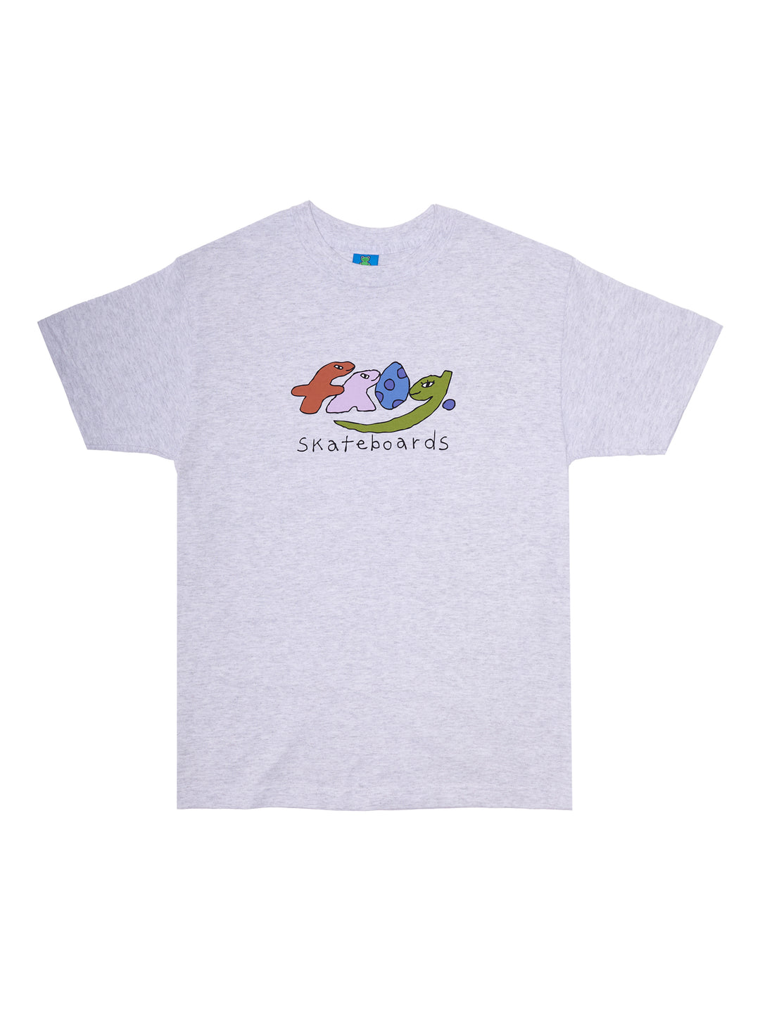 Frog Dino Logo Tee - Ash
