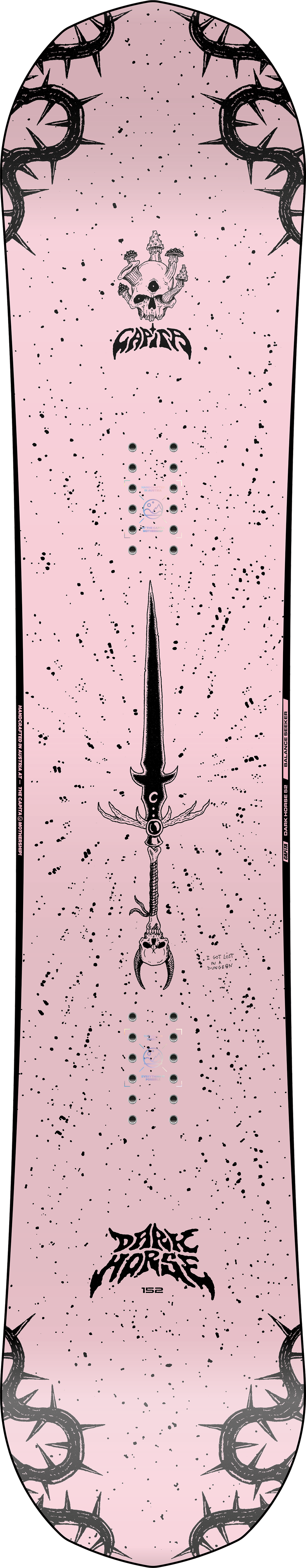 2027 Capita Dark Horse Snowboard - 152cm