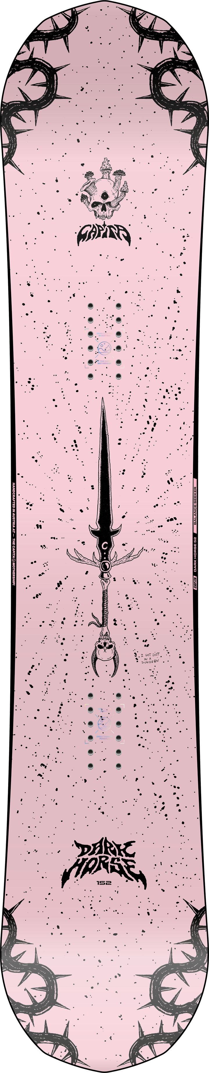 2027 Capita Dark Horse Snowboard - 152cm