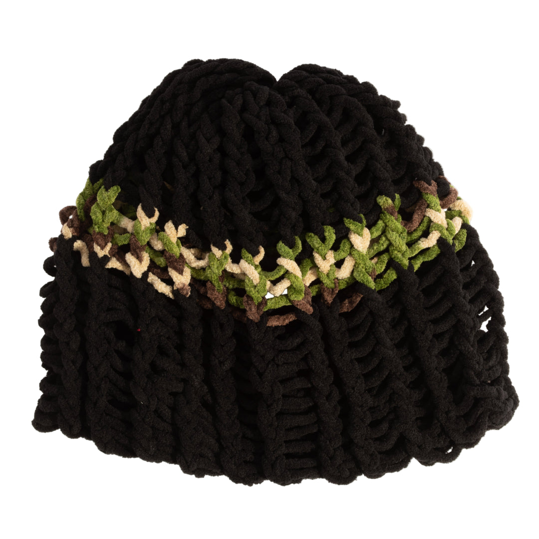 Lampshade Mid Size Beanie - Camo / Black