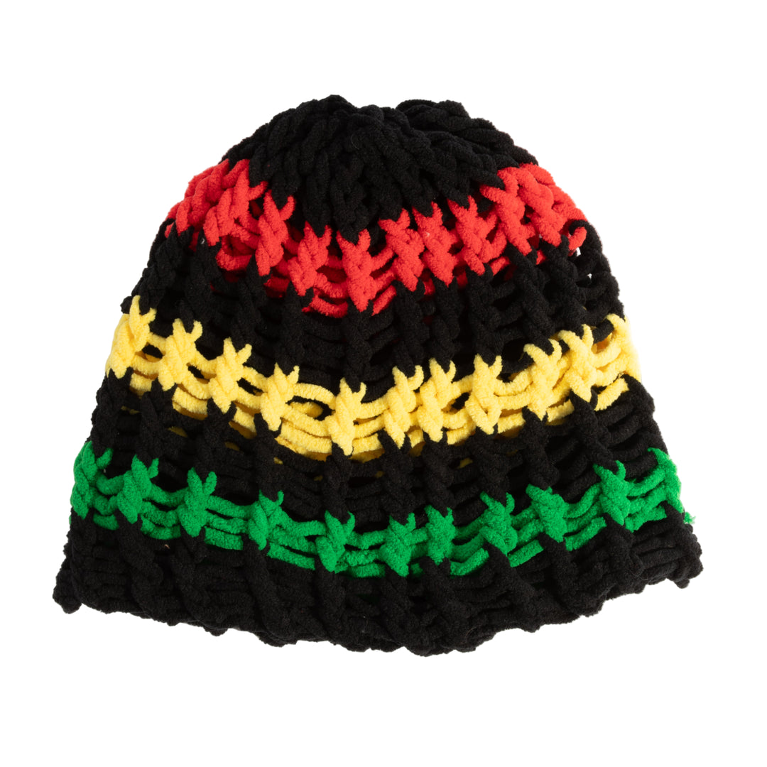 Lampshade Mid Size Beanie - Black / Rasta