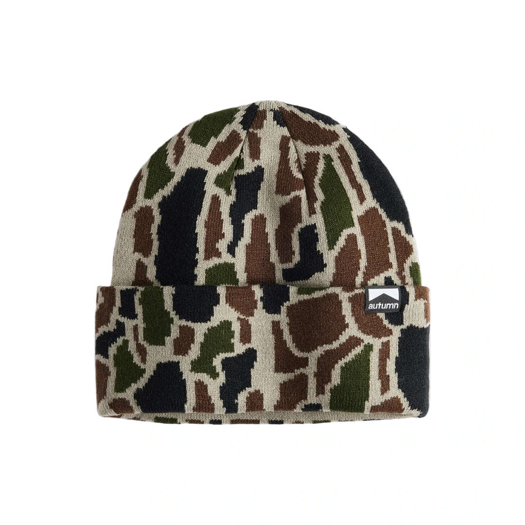 Autumn Treebark Beanie - Stone