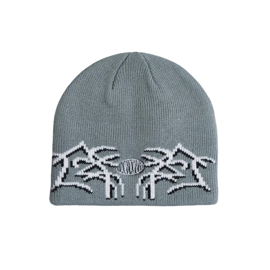 2027 Corduroy Airbrush Beanie - Lt Blue