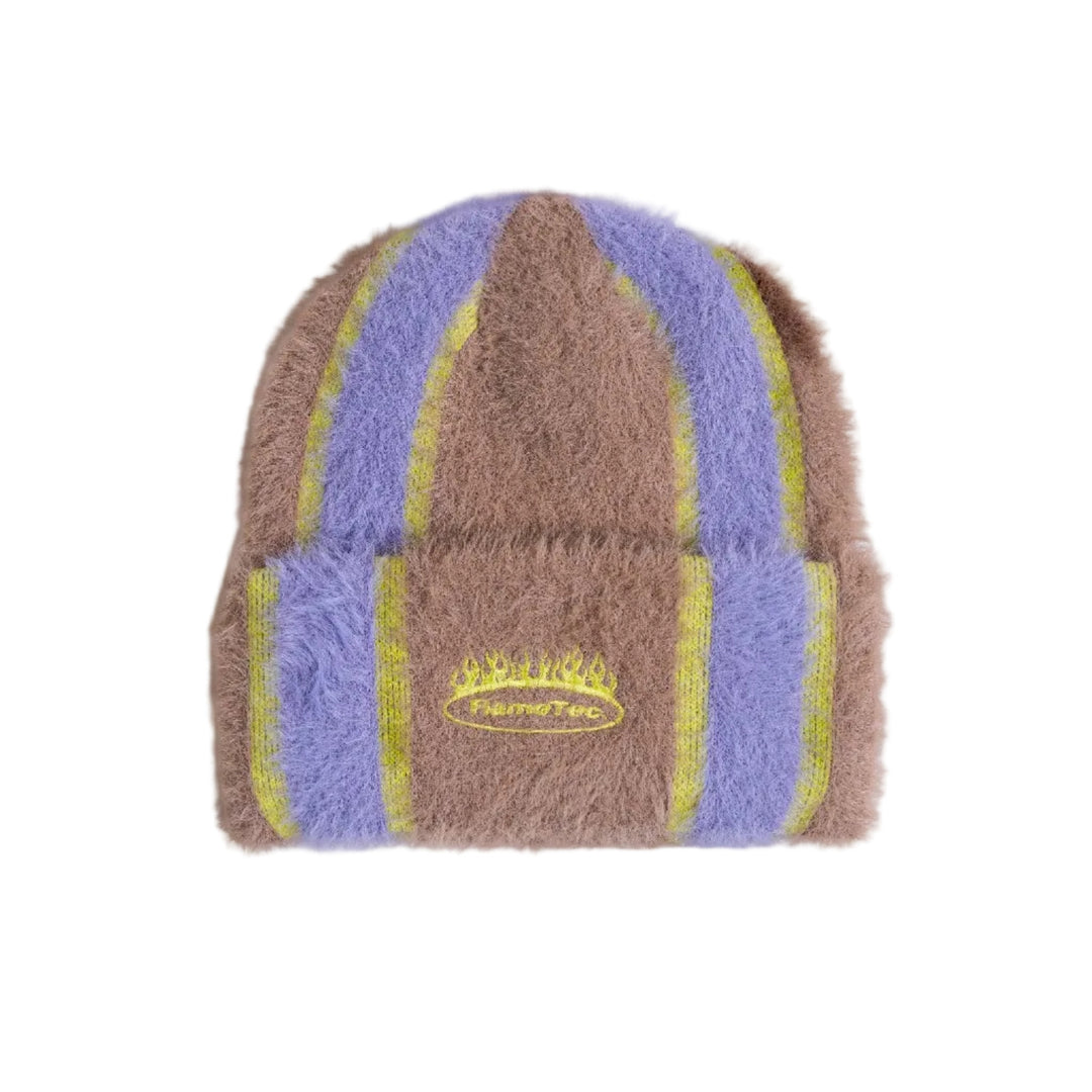 2027 Corduroy Flametec Mohair Beanie - Brown