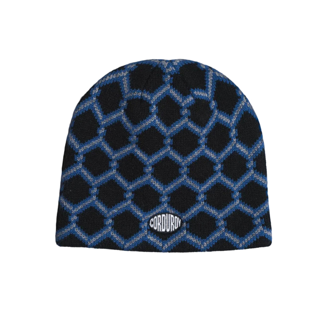 2027 Corduroy Keep Out Skully - Black