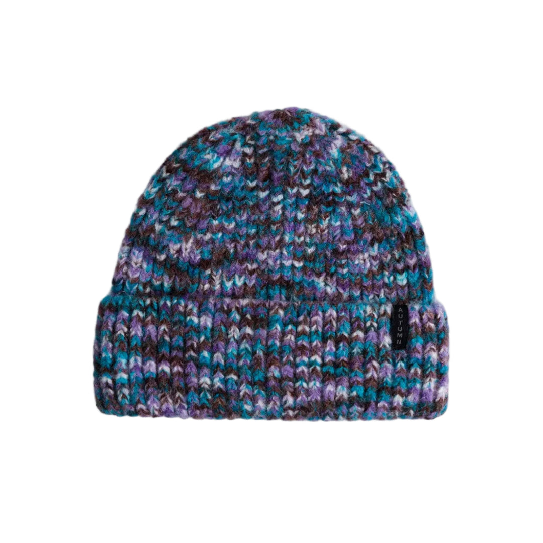 2027 Autumn Marble Knit Beanie - Plum