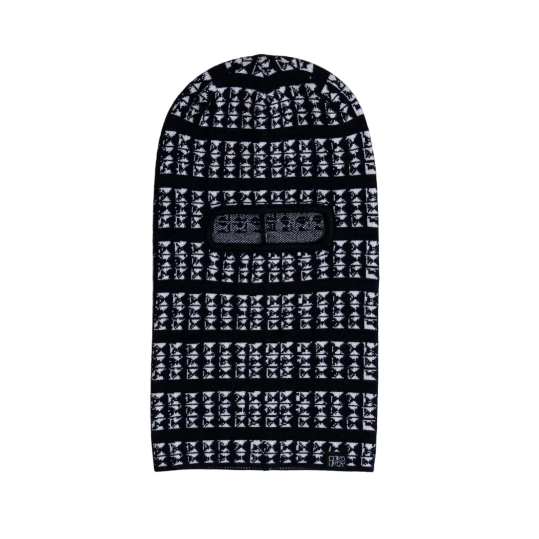 2027 Corduroy Studs Mask - Black