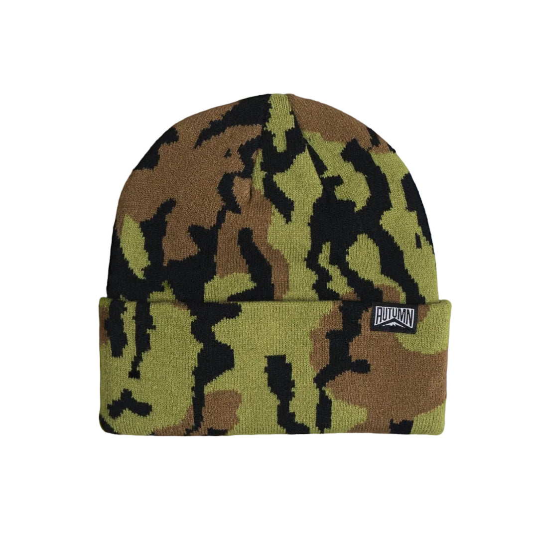2027 Autumn Old Growth Camo Beanie - Dark Sand