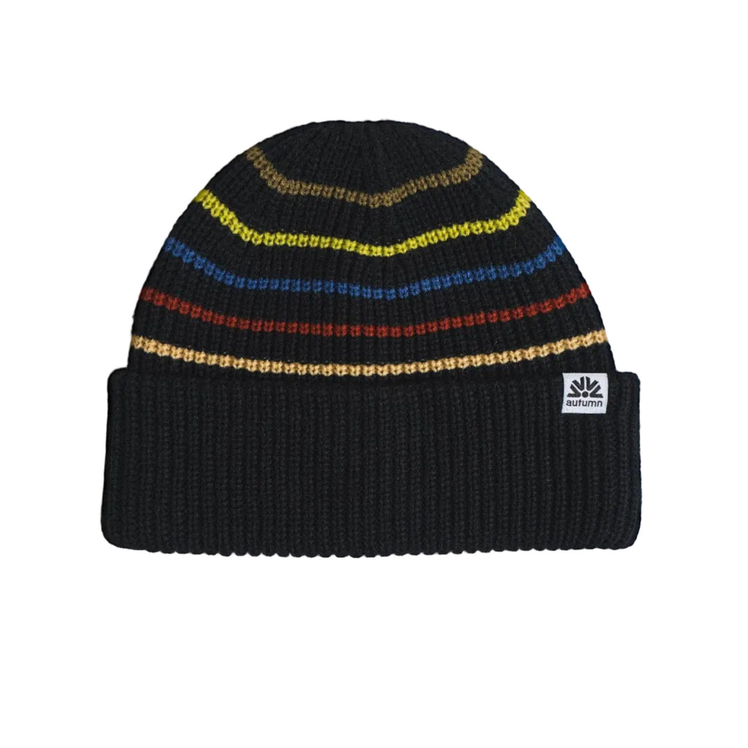 2027 Autumn Retro Beanie - Black