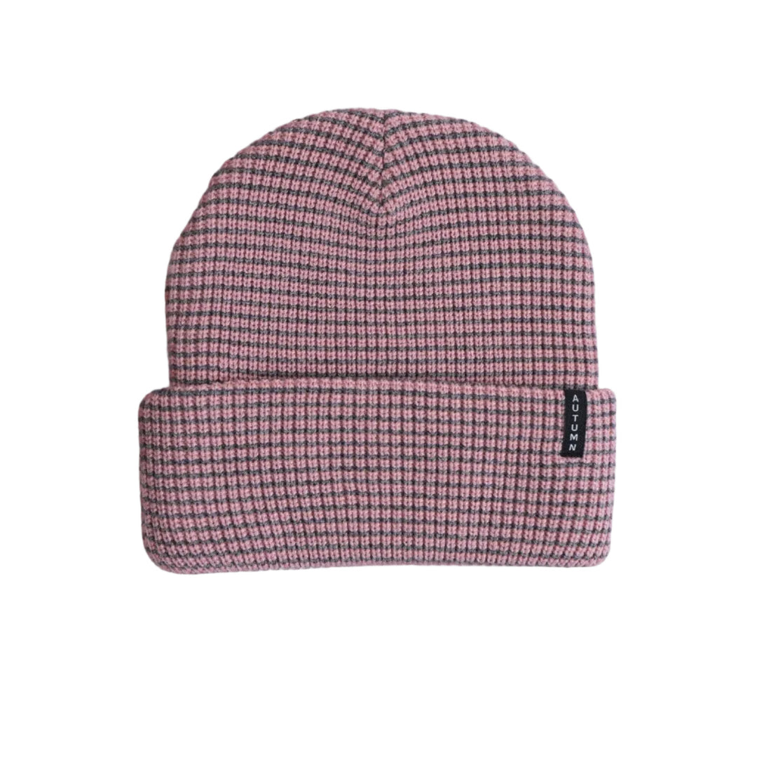 2027 Autumn Stripe Beanie - Pink