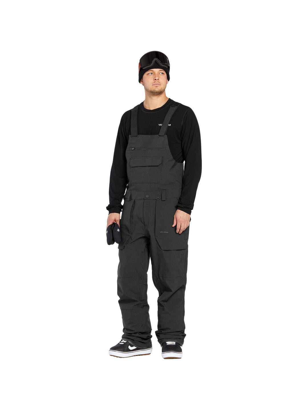 2025 Volcom Roan Bib Overall - Black