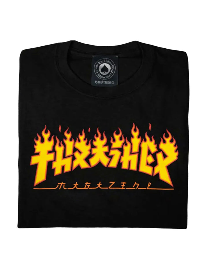 Thrasher Godzilla Flame Tee