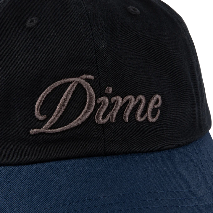 Dime Cursive Low Pro Cap - Black / Midnight
