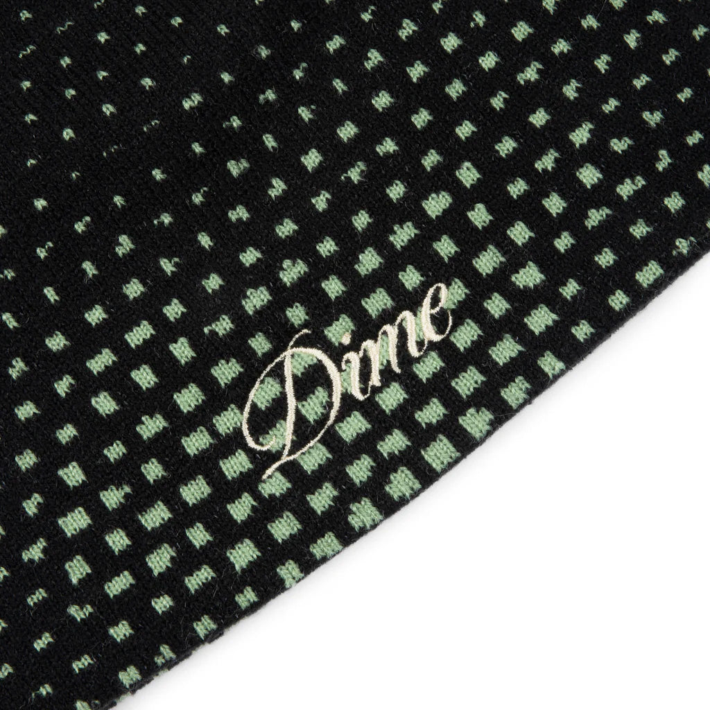 Dime Pixel Skully Beanie - Black