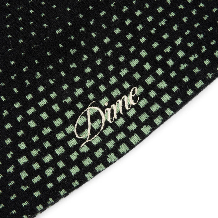 Dime Pixel Skully Beanie - Black