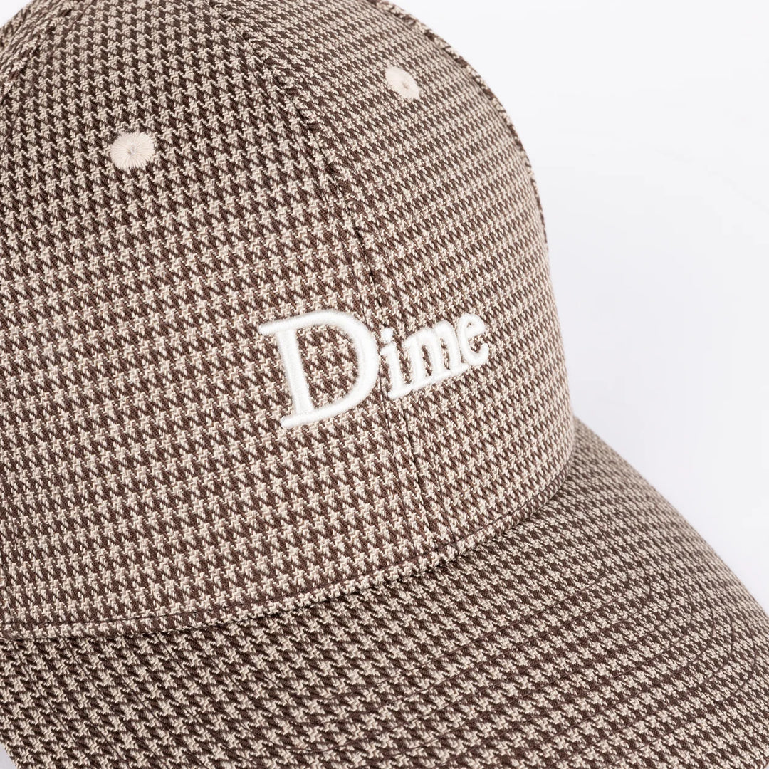 Dime Classic Houndstooth Low Pro Cap - Camel
