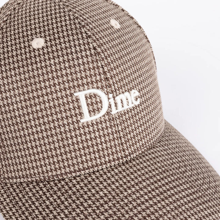 Dime Classic Houndstooth Low Pro Cap - Camel