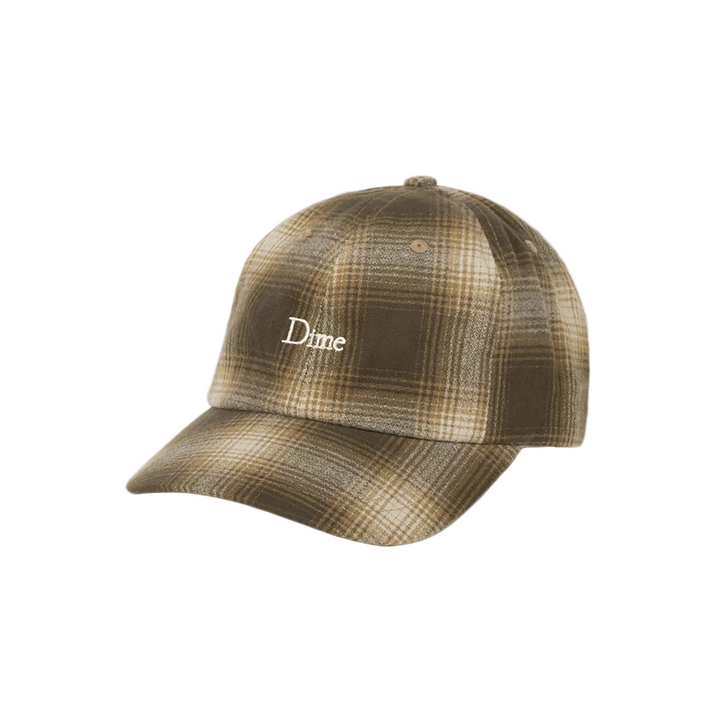 Dime Flannel Low Pro Cap - Brown