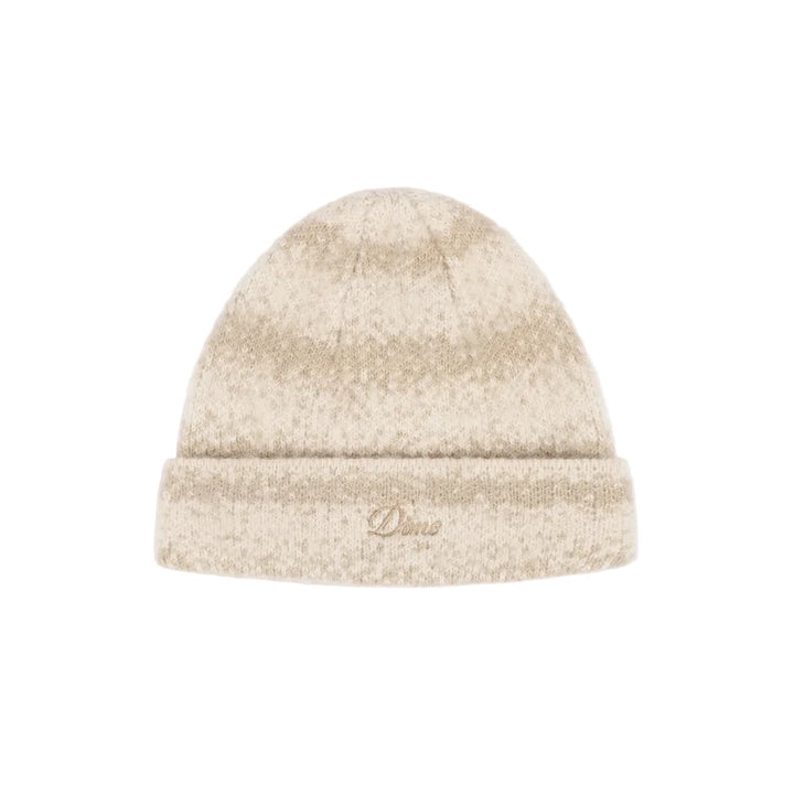 Dime Mohair Striped Beanie - Cream