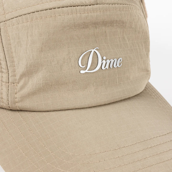 Dime Cursive Earflap Cap - Tan