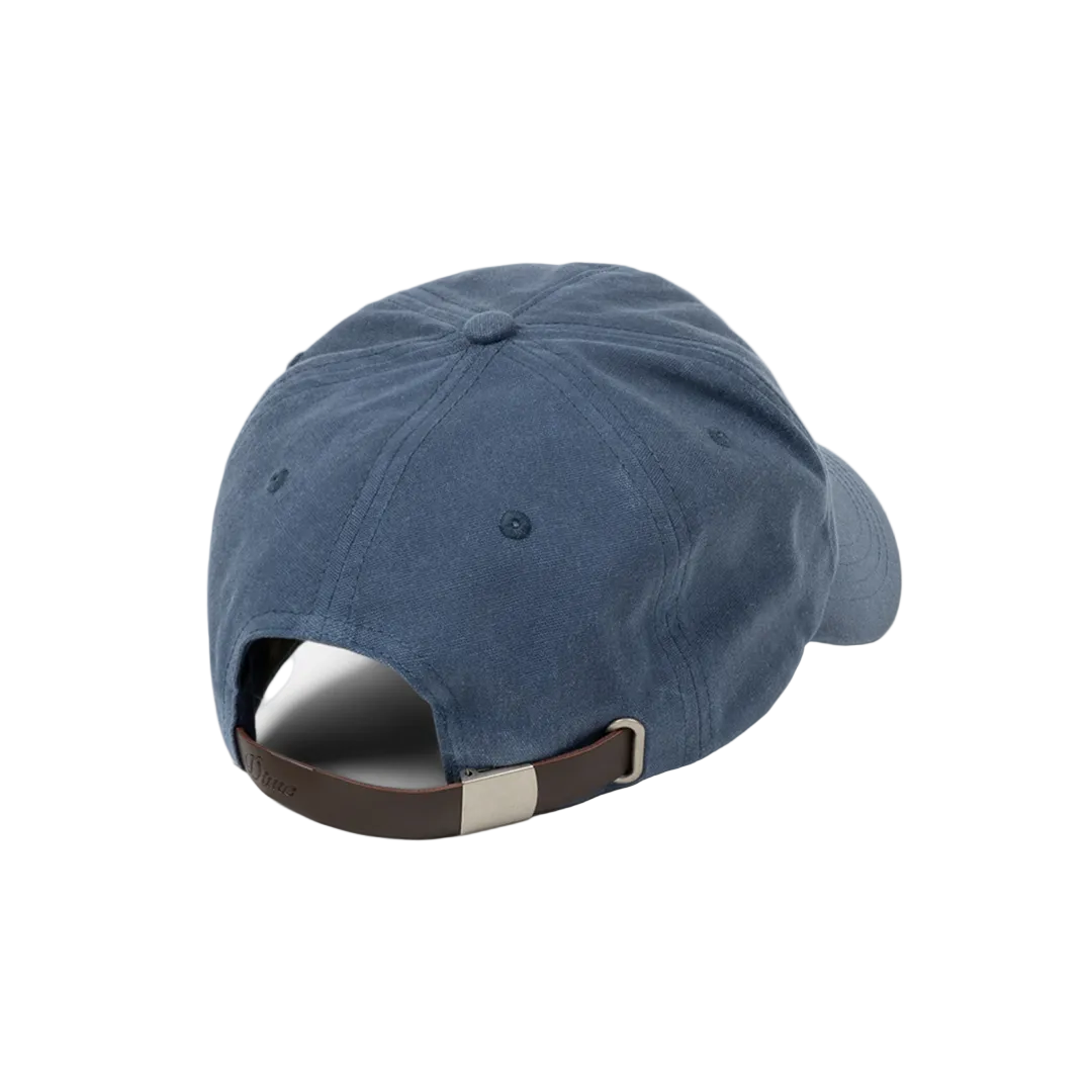 Dime Waxed Worker Cap - Blue