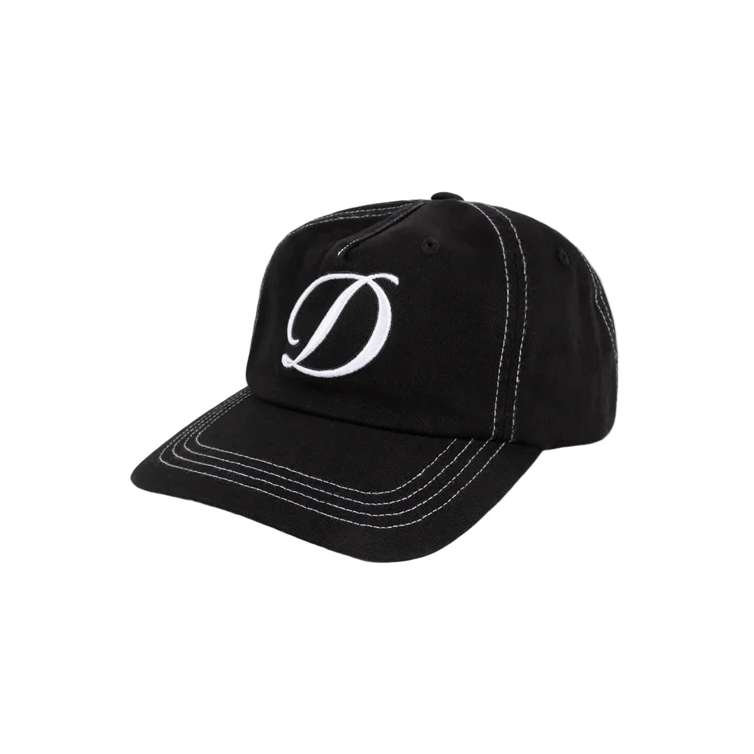 Dime Cursive Denim Worker Cap - Black Washed