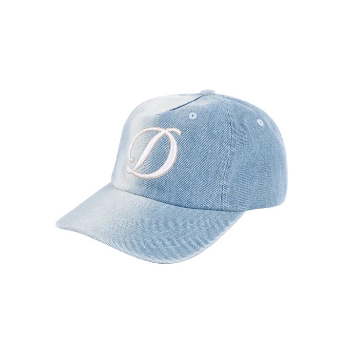 Dime Cursive Denim Worker Cap - Blue Washed
