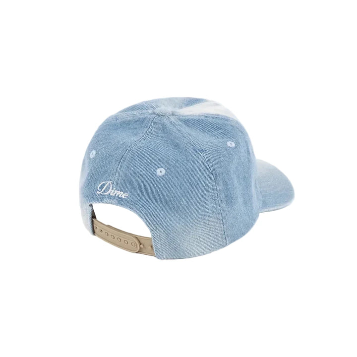 Dime Cursive Denim Worker Cap - Blue Washed
