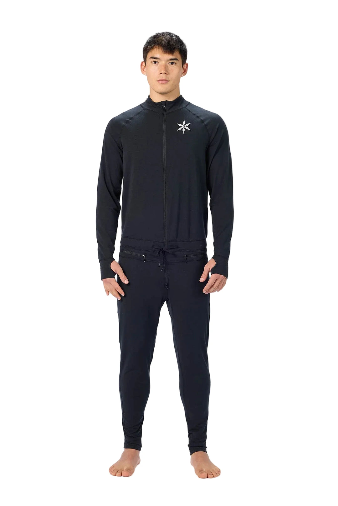 2027 Airblaster Mens Hoodless Ninja Suit - Black