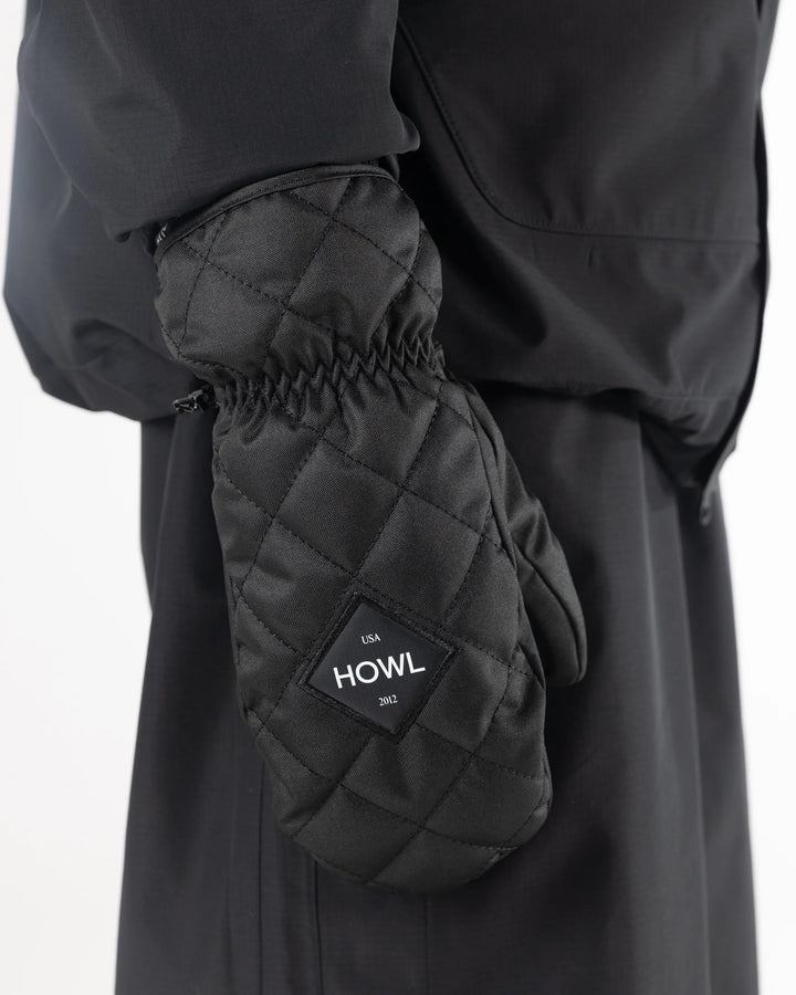 2027 Howl Quilted Mitt - Black