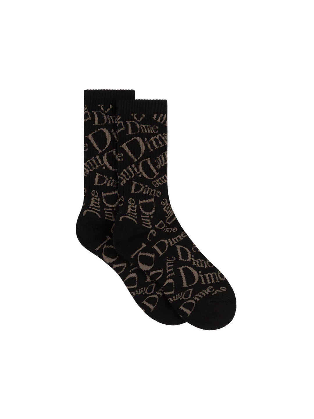 Dime HaHa Long Socks - Black