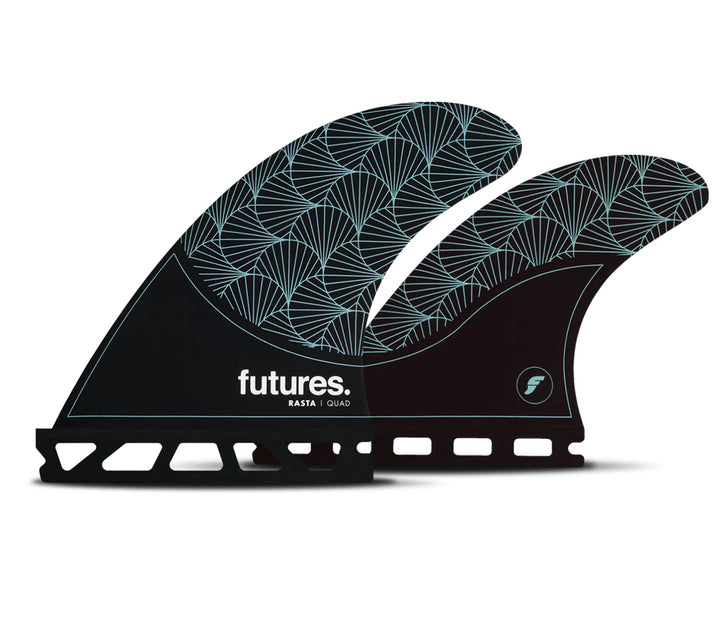 Futures Rasta HC Quad - Black/Teal