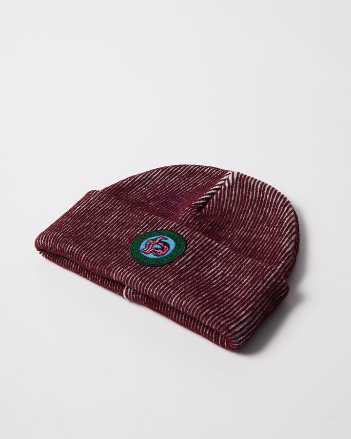 Parra Forgotten Hobbies Beanie - Dark Red
