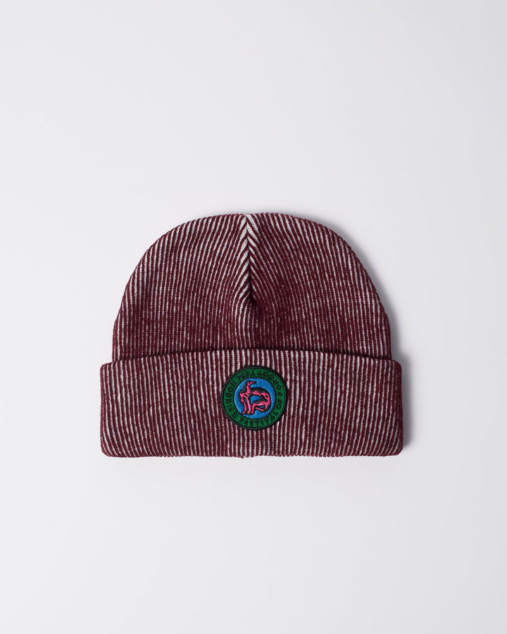 Parra Forgotten Hobbies Beanie - Dark Red
