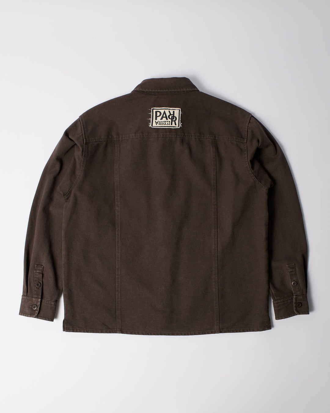 Parra Non Loud LS Shirt - Dark Brown
