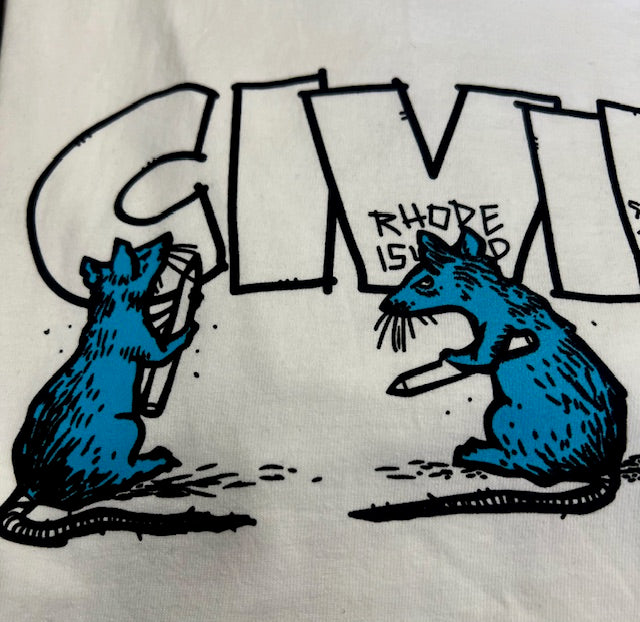Civil Rats Band Civil SSD Rat Tee - White