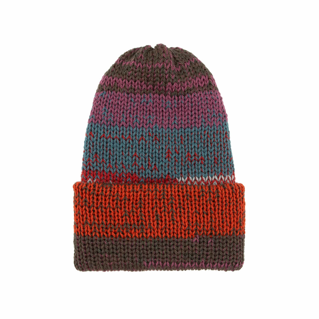 Chimney Ltd OG Fold Beanie - Mixtape Multicolor Red Violet