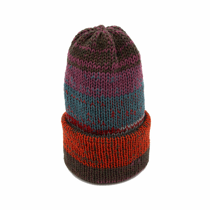 Chimney Ltd OG Fold Beanie - Mixtape Multicolor Red Violet