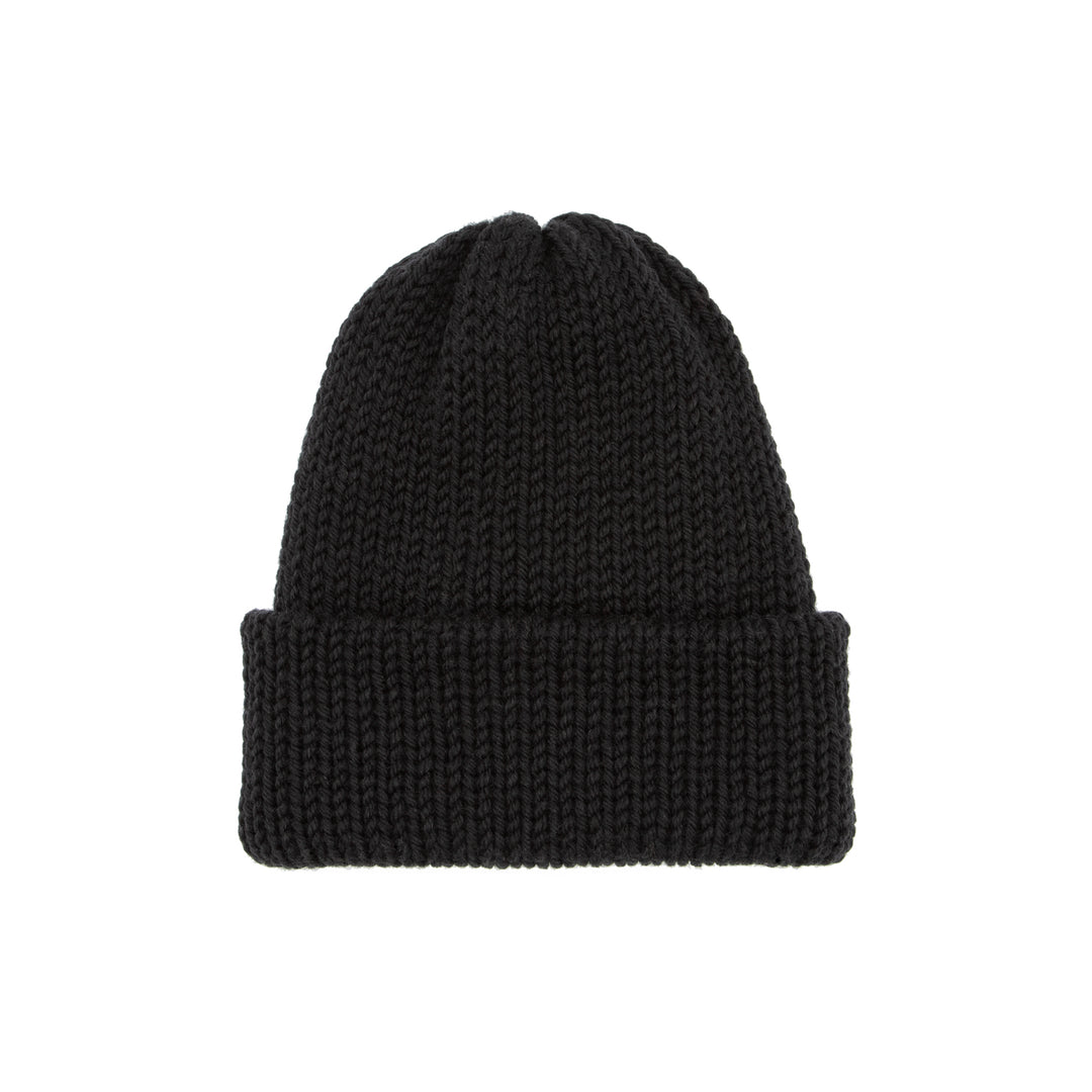 Chimney Ltd Short Stack Beanie - Flat Black