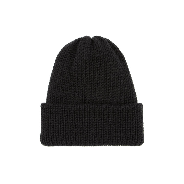 Chimney Ltd Short Stack Beanie - Flat Black