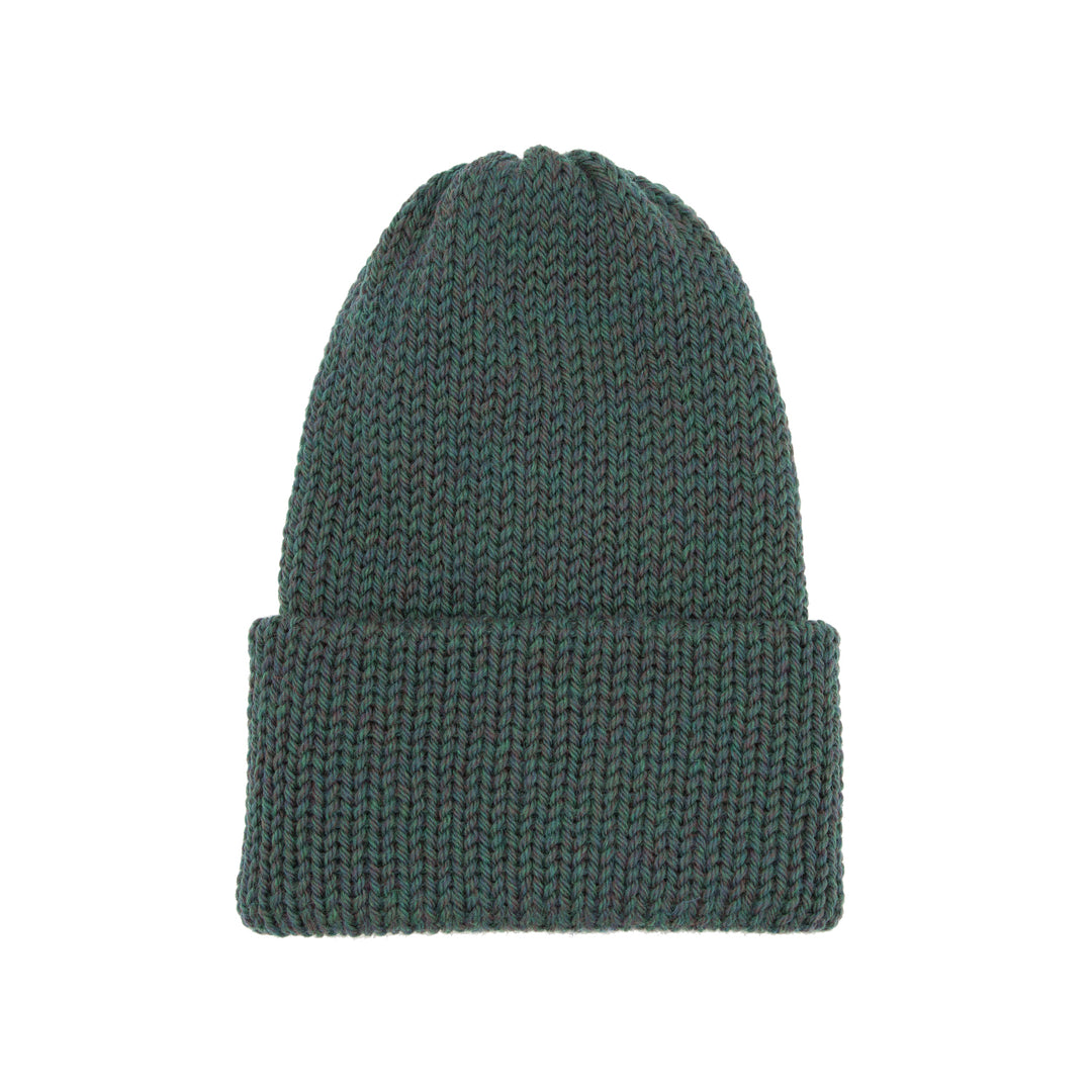 Chimney Ltd OG Fold Beanie - Heathered Rainforest Green