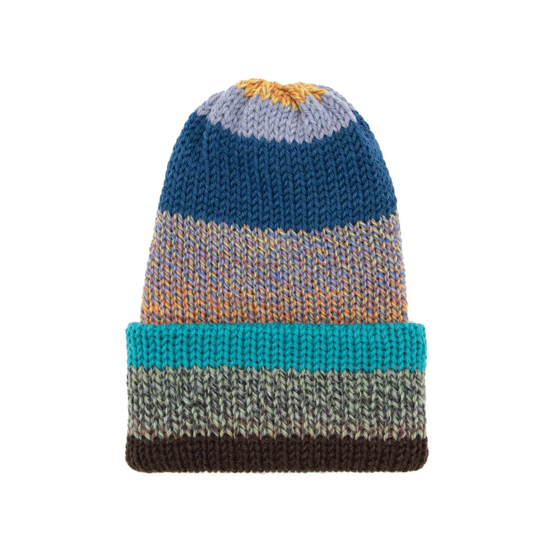 Chimney Ltd OG Fold Beanie - Blocks Multicolor BGT