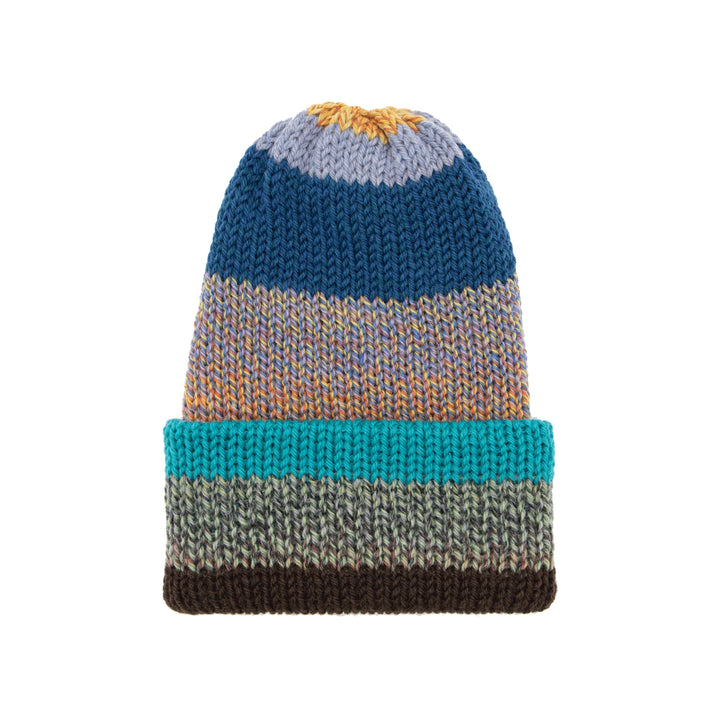 Chimney Ltd OG Fold Beanie - Blocks Multicolor BGT