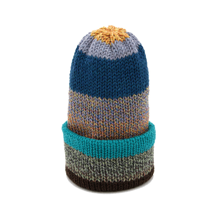 Chimney Ltd OG Fold Beanie - Blocks Multicolor BGT