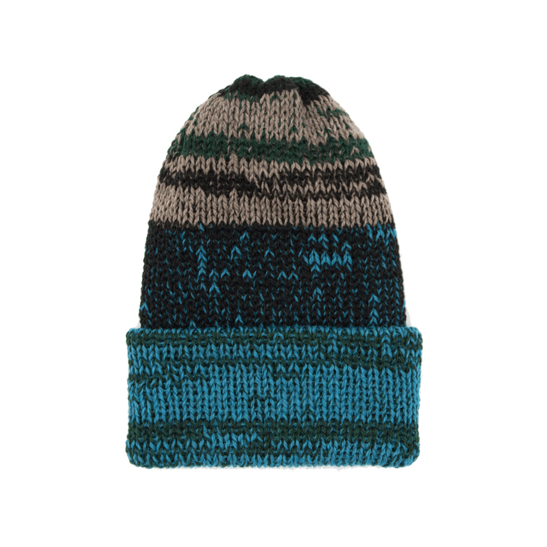 Chimney Ltd OG Fold Beanie - Mixtape Multi Ocean Forest
