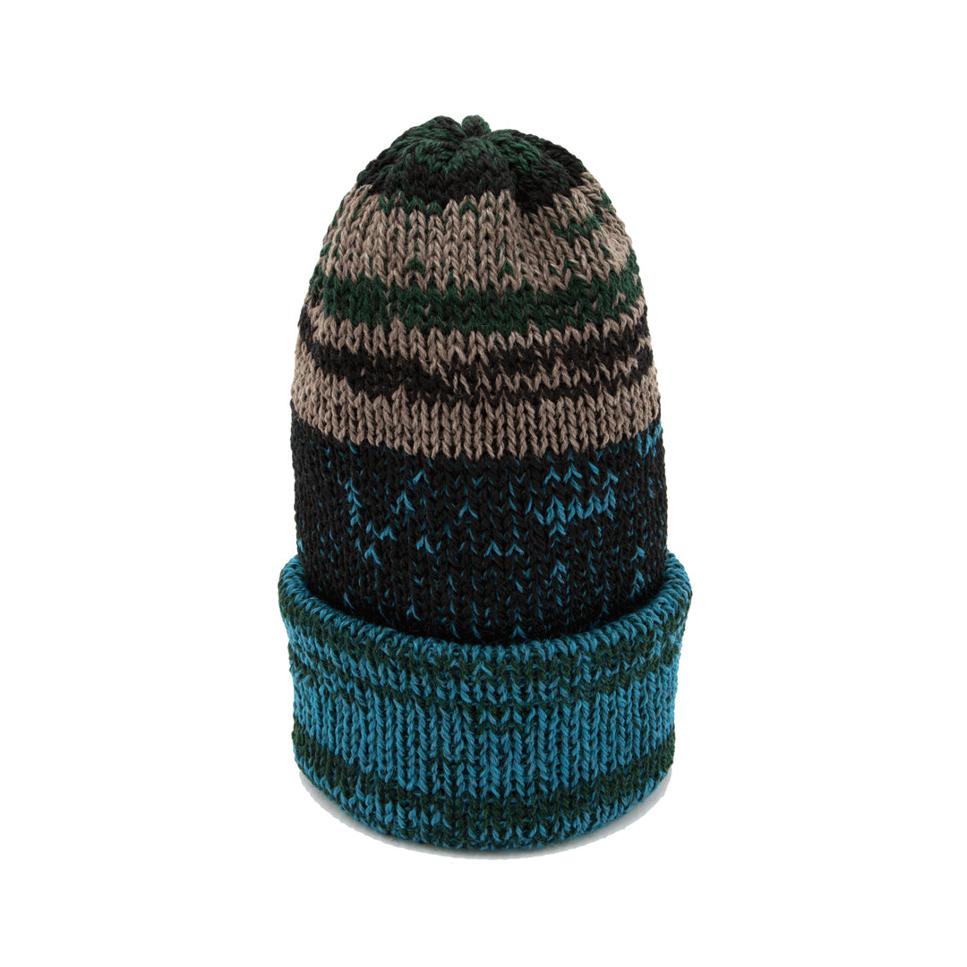 Chimney Ltd OG Fold Beanie - Mixtape Multi Ocean Forest