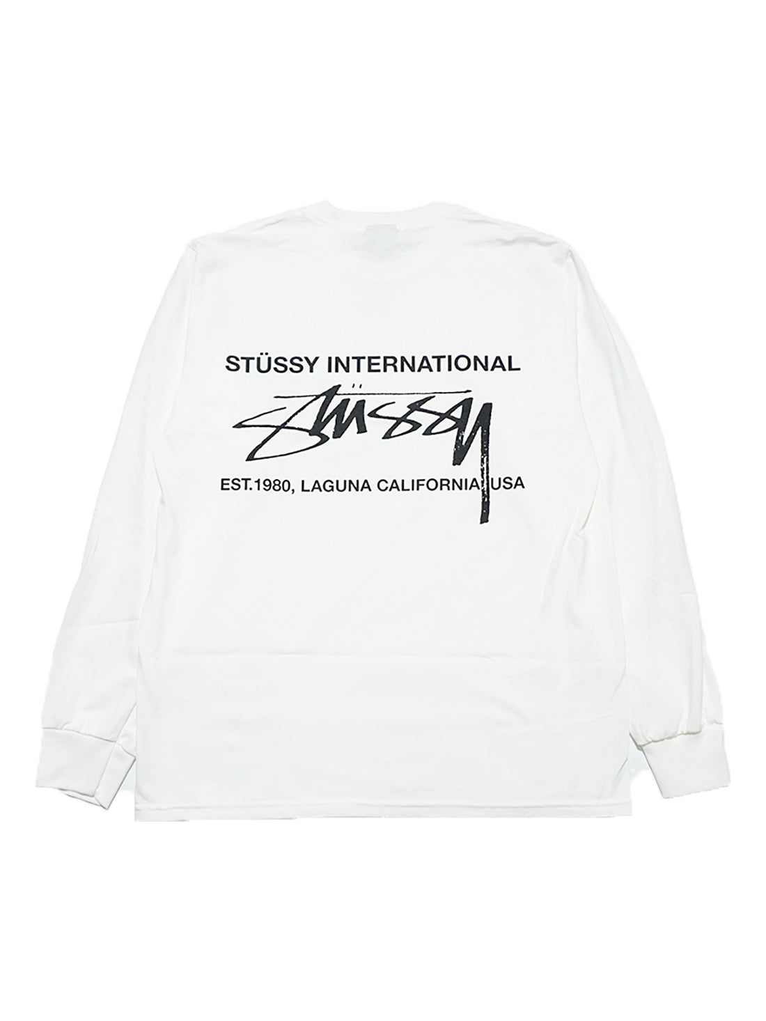 ★24SS 最新作★Stussy SMOOTH INTERNATIONAL LS TEE Stussy Smooth International LS Tee - White – Civil
