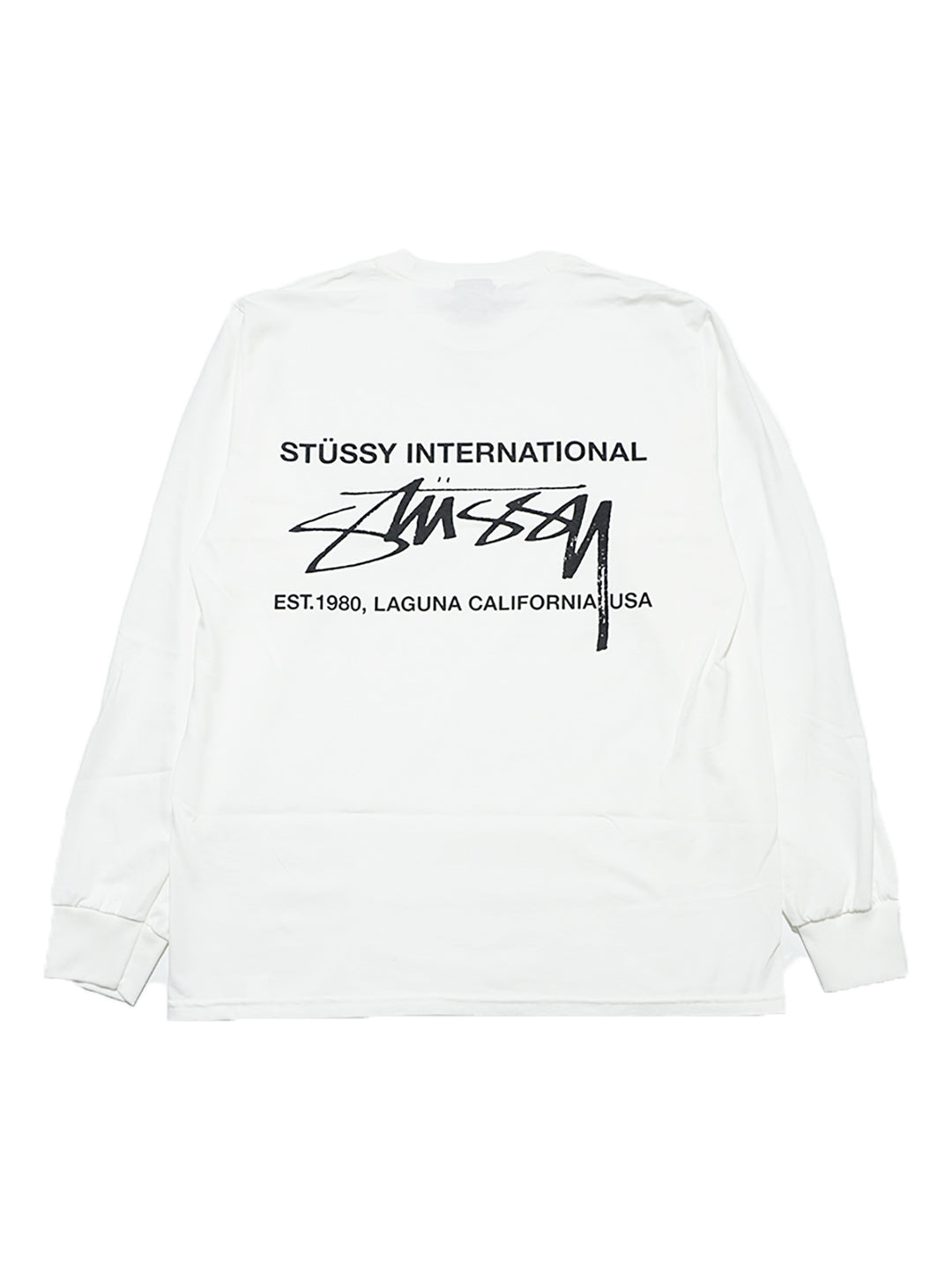 Stussy Smooth International LS Tee - White